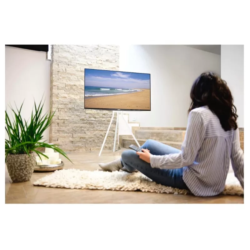 Hama 00220871 tv-standaard/houder 190,5 cm (75 inch) wit