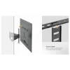 Equip 43-90 inch ultraplatte draaibare tv-muurbeugel