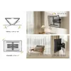 Equip 43-90 inch ultraplatte draaibare tv-muurbeugel