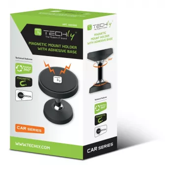 Techly I-SMART-UNI7 houder passieve houder mobiele telefoon/smartphone zwart