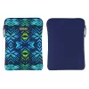 Sleeve case Herlitz New Batik 26,7 cm zwart blauw groen