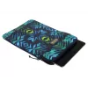 Sleeve case Herlitz New Batik 26,7 cm zwart blauw groen