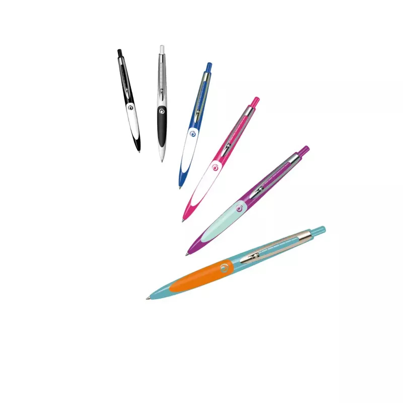Clip-on balpen met intrekmechanisme Herlitz my.pen blauw