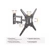 Equip 23 inch–55 inch volledig beweegbare tv-muurbeugel
