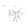 Equip 23 inch–55 inch volledig beweegbare tv-muurbeugel