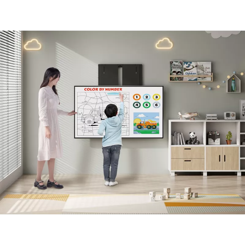 Equip 60 inch-100 inch interactieve op-en-neer tv-muurbeugel
