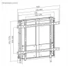 Equip 60 inch-100 inch interactieve op-en-neer tv-muurbeugel