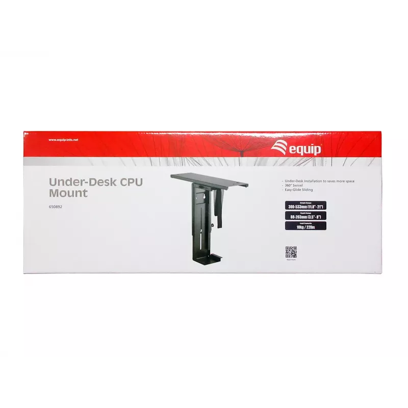 CPU-houder onder het bureau Equip 650892