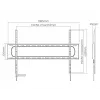 Equip 60 inch-120 inch hoogbelastbare vaste tv-muurbeugel
