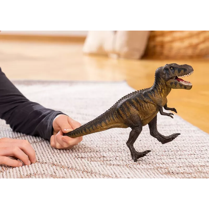 schleich Dinosaurs Tarbosaurus, 4 jaar, de wereld veroveren, dinosaurussen en vulkaan, bruin, kunststof