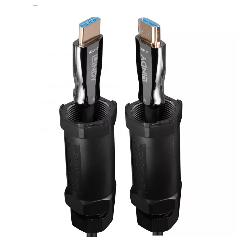 Lindy 38533 HDMI-kabel 100 m HDMI type A (standaard) zwart