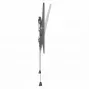 Manhattan 462020 kantelbare lage tv-wandbeugel, 43-100 inch, 70 kg, zwart