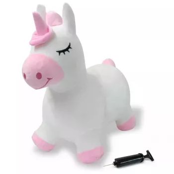 Opblaasbaar speelgoed Jamara 466002 dieren roze wit 1 jaar
