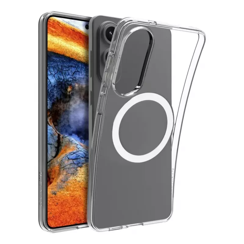 dbramante1928 Greenland Pro Qi2 GPEDNIBL6786 backcover voor Samsung Galaxy S25 Edge, MagSafe-compatibel, kunststof, transparant