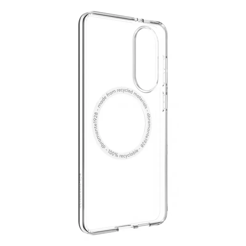 dbramante1928 Greenland Pro Qi2 GPEDNIBL6786 backcover voor Samsung Galaxy S25 Edge, MagSafe-compatibel, kunststof, transparant