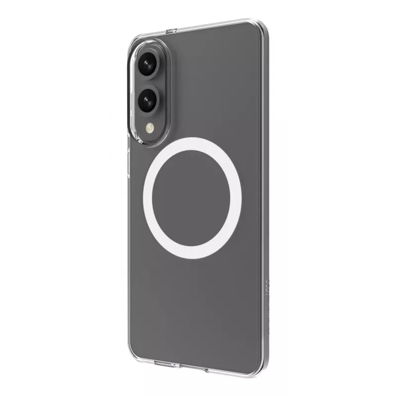 dbramante1928 Greenland Pro Qi2 GPEDNIBL6786 backcover voor Samsung Galaxy S25 Edge, MagSafe-compatibel, kunststof, transparant