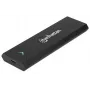 Manhattan M.2 NVMe SSD-behuizing, USB-C-bus, 10 Gbit/s (USB 3.2 Gen2 alias USB 3.1), UASP-compatibel, SuperSpeed+ USB, aluminium, zwart, drie jaar garantie