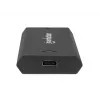 Manhattan M.2 NVMe SSD-behuizing, USB-C-bus, 10 Gbit/s (USB 3.2 Gen2 alias USB 3.1), UASP-compatibel, SuperSpeed+ USB, aluminium, zwart, drie jaar garantie
