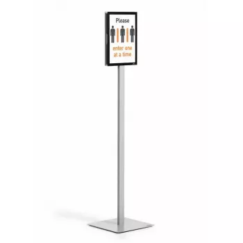 Infostander Durable INFO STAND BASIC A4 metaal kunststof grijs