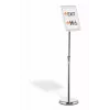 Informatiestander Durable 479823 A4 aluminium kunststof staal 1205 mm