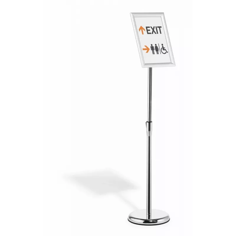 Informatiestander Durable 479823 A4 aluminium kunststof staal 1205 mm