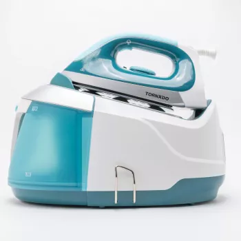 TORNADO TSS-2400D | digitaal stoomgenerator-strijkstation met keramische zool & 280 g stoomstoot