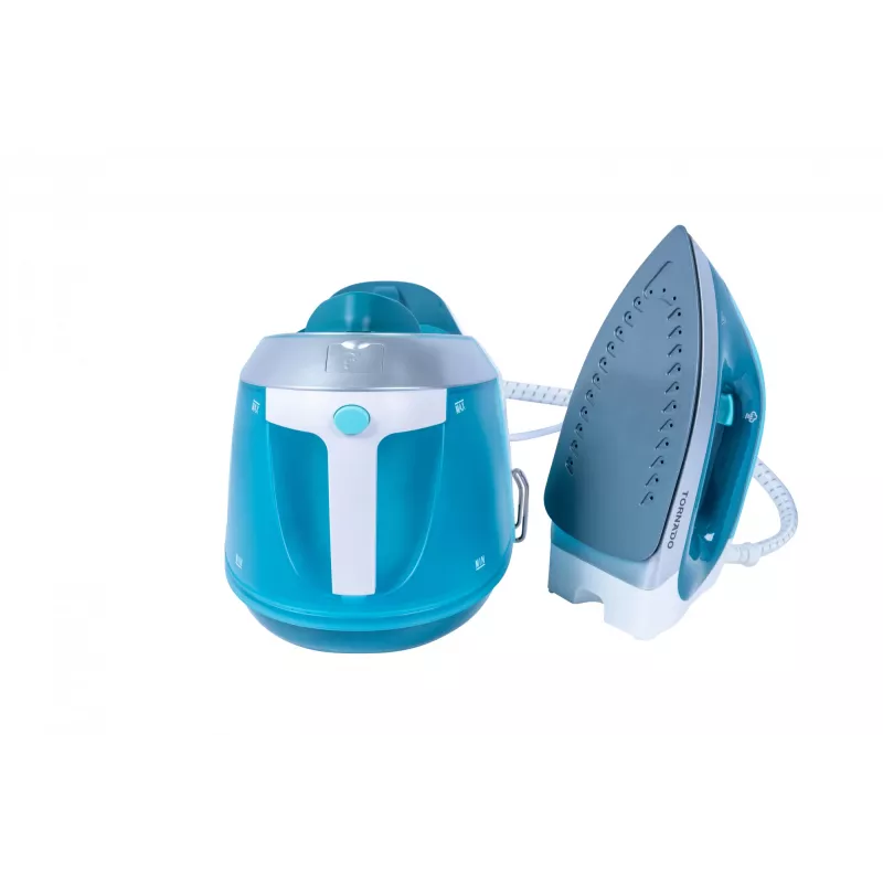 Tornado TSS-2400D strijkijzer met stoomgenerator, blauw/wit