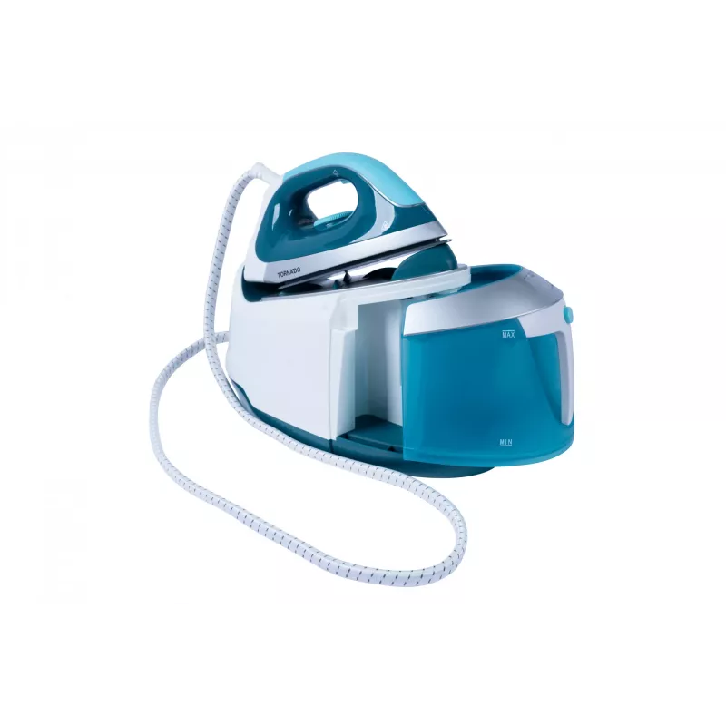 Tornado TSS-2400D strijkijzer met stoomgenerator, blauw/wit