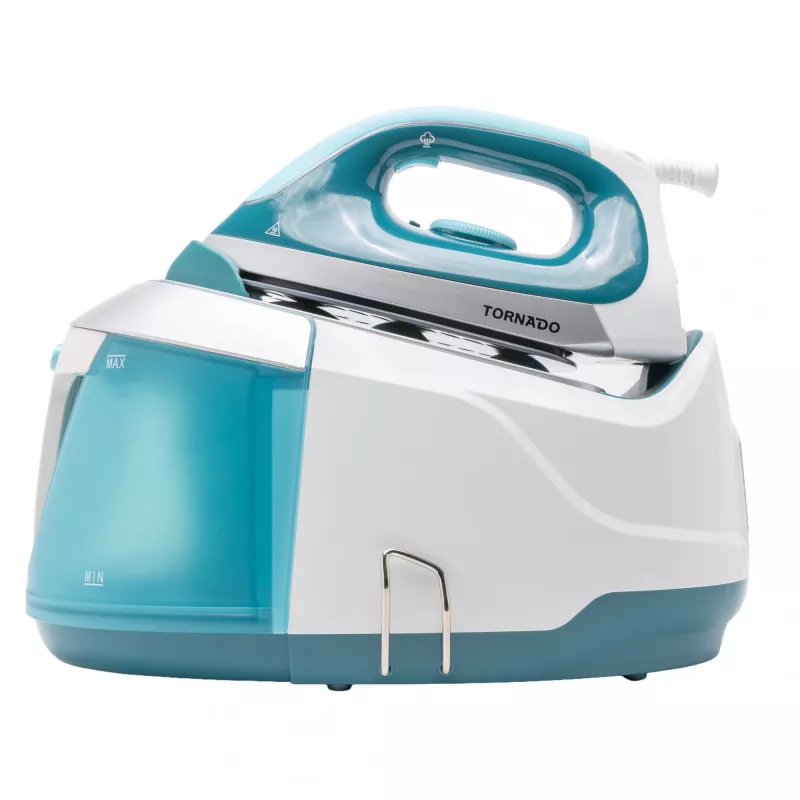 Tornado TSS-2400D strijkijzer met stoomgenerator, blauw/wit