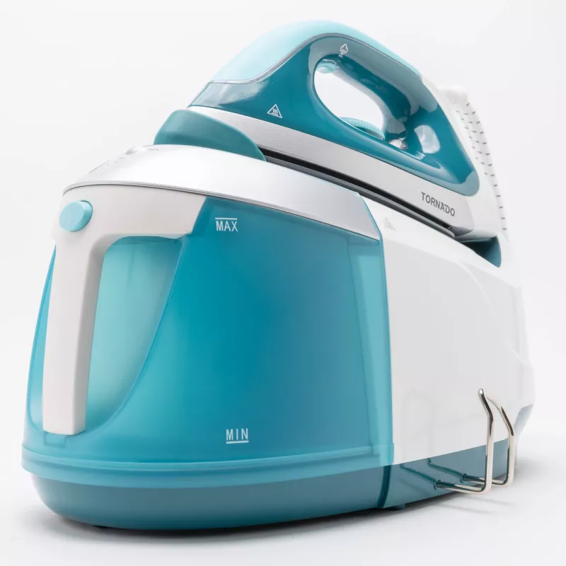 Tornado TSS-2400D strijkijzer met stoomgenerator, blauw/wit