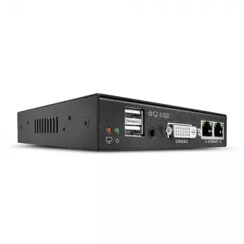 Lindy KVM over IP Access DVI-I, USB en PS/2, bedraad, 1920 x 1200 pixels, metaal, CE, UKCA, FCC, CP65, DVI-I, 5 V