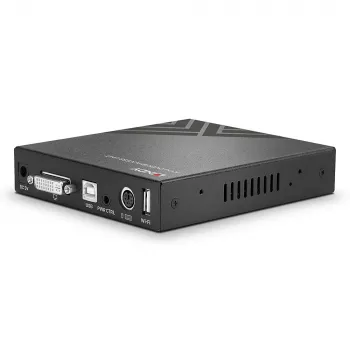 Lindy KVM over IP Access DVI-I, USB en PS/2, bedraad, 1920 x 1200 pixels, metaal, CE, UKCA, FCC, CP65, DVI-I, 5 V