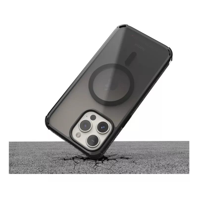 Hama 00136842 MagCase Extreme Protect telefoonhoesje voor Apple iPhone 16 Pro, zwart