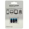 TerraTec PROTECT yourself webcamafdekking, zwart, verpakking van 3