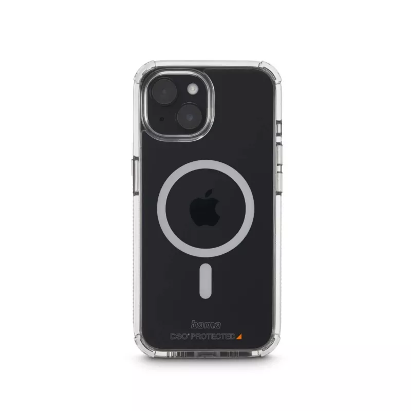 Hama 00138104 Extreme Protect MagCase telefoonhoesje voor Apple iPhone 15, transparant