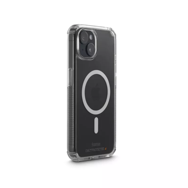 Hama 00138104 Extreme Protect MagCase telefoonhoesje voor Apple iPhone 15, transparant