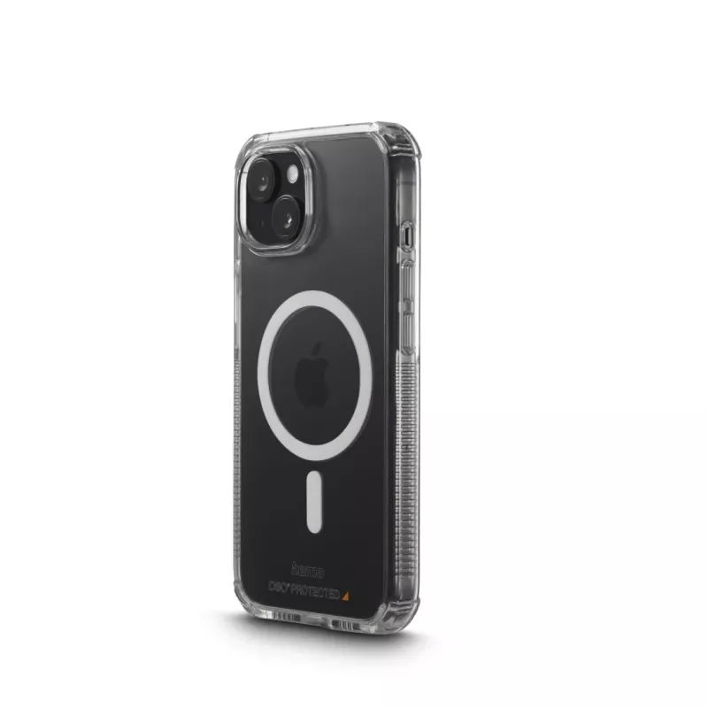 Hama 00138104 Extreme Protect MagCase telefoonhoesje voor Apple iPhone 15, transparant