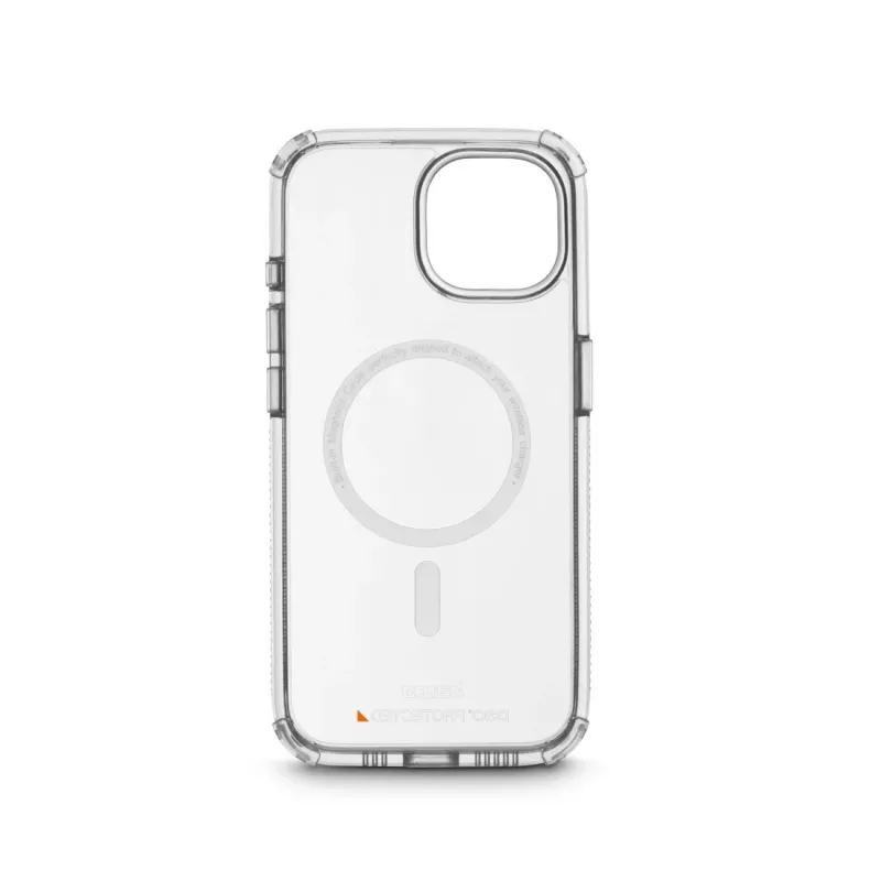 Hama 00138104 Extreme Protect MagCase telefoonhoesje voor Apple iPhone 15, transparant