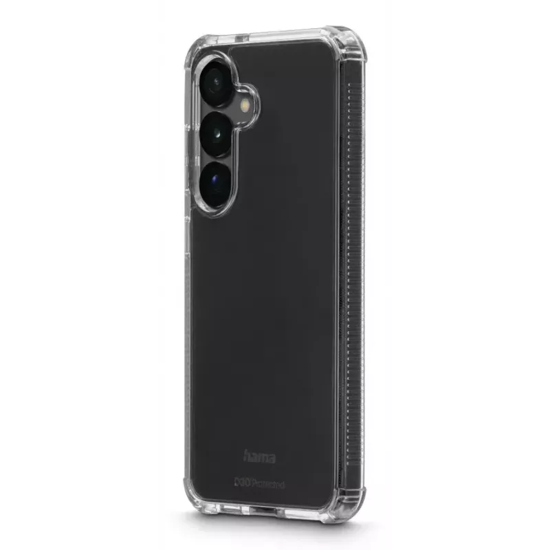 Hama 00080561 Extreme Protect telefoonhoesje voor Samsung Galaxy S25, transparant