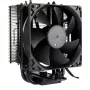 Luchtkoeler INTER-TECH 4P90 Pro Bulk, 92 mm ventilator, hydraulisch lager, 12 V, ondersteunt AM5/AM4/AMD en meerdere Intel-sockets, zwart