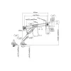Equip 17 inch-32 inch dual-monitor tafelsteun
