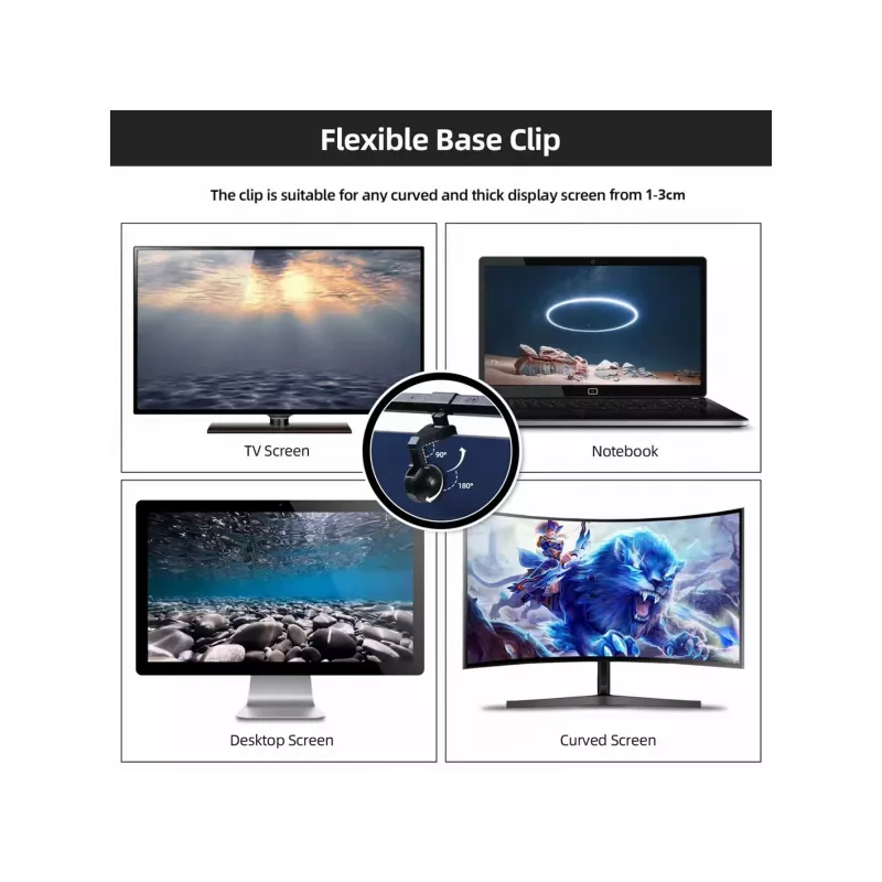 Equip monitor USB LED-lamp met touch-bediening