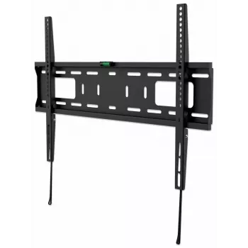 Manhattan wandsteun voor tv & monitors (vast), voor schermen van 37 inch tot 65 inch, VESA-compatibiliteit: alle tussen 200x200 mm en 600x400 mm – controleer de afmetingen van de vier bevestigingsgaten op de achterkant van het scherm om te controleren of deze past, max. 50 kg, zwart, steun