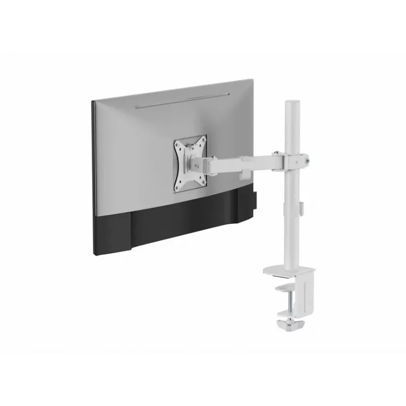 Equip 17 inch-32 inch gelede monitor tafelsteun, wit