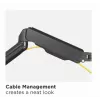 Equip 17 inch-32 inch dual monitor wandsteun