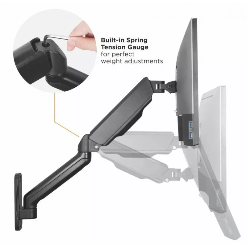 Equip 17 inch-32 inch dual monitor wandsteun