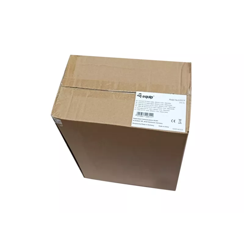 Equip Cat.6 S/FTP patchkabel, 5,0 m, wit, 30 st./set