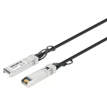 Intellinet 0,5 m passieve 10G SFP+ Direct Attach Copper Twinax-kabel 30AWG, compatibel met HP 487649-B21