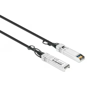 Intellinet 0,5 m passieve 10G SFP+ Direct Attach Copper Twinax-kabel 30AWG, compatibel met HP 487649-B21