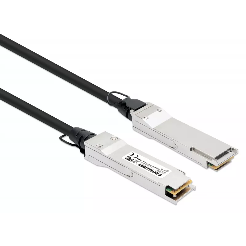 Intellinet 508506 40G QSFP+ passieve DAC Twinax-kabel, MSA-compatibel, 1 m